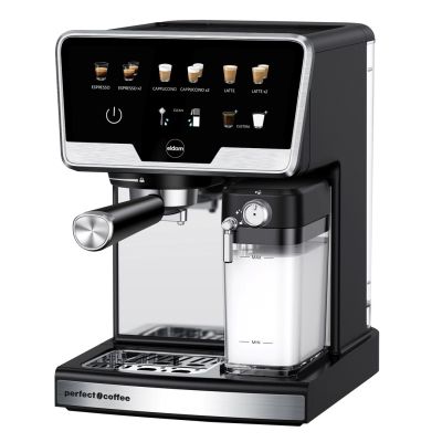 18. ELDOM PRESSURE ESPRESSO MACHINE ECK1 1300W 20 BAR, MILK TANK, 6 AUTOMATIC PROGRAMS, 2 MANUAL PROGRAMS