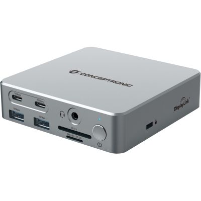 8. CONCEPTRONIC 15-1 USB-C docking station->2xHDMI/2xUSB-C/4xUSB-A/+80W si