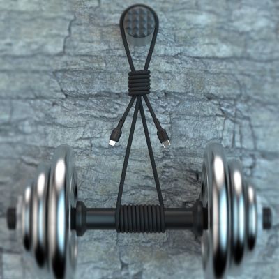 5. Dudao L9X 30W USB-C - Lightning Cable 1m - Black