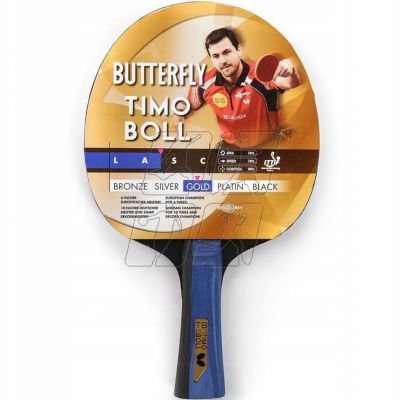 2. Butterfly Timo Boll Gold 85021 table tennis bats