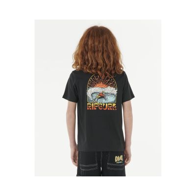 3. RIP CURL GRATEFUL SHRED TEE - BOY black