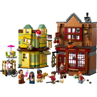 2. LEGO Harry Potter 76452 Branded Quidditch Equipment and Ice Cream Shop