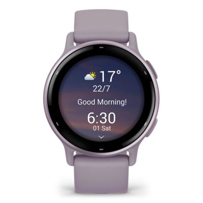 12. Garmin Vivoactive 5 42mm Purple Watch