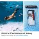 6. Spigen Aqua Shield A610 Case Waterproof Floating on Water - Transparent