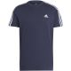 8. adidas Essentials Single Jersey 3-Stripes Tee M IC9335