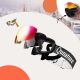 3. Qunature Black Ski Goggles Kids (Size M/L) - Black