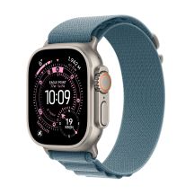 Apple Watch Ultra 3 (2025) 5G 49mm Natural Titanium Case with Alpine Loop L - Light Blue