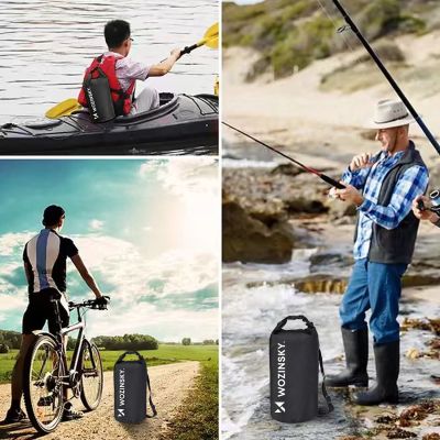 6. Wozinsky WWK-30 waterproof bag for 30l sup kayak - black