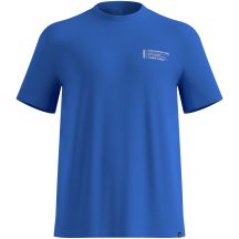 ODLO Men’s Short-Sleeve T-Shirt Crew Neck S/S COTTON BLEND UNLIMITED blue