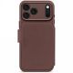 Decoded Leather Detachable Wallet Case with MagSafe for iPhone 17 Pro - Brown
