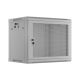 Lanberg 19" 9U 600X450 gray wall-mounted rack cabinet with perforated doors (flat pack)