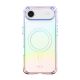 5. LAUT AERO HOLO mobile phone case 16.5 cm (6.5") Pearl, Transparent