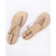 5. Ipanema Sandal Class women's flip-flop sandals, light beige with gold
