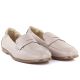 4. Women's beige leather moccasins Vinceza 18121