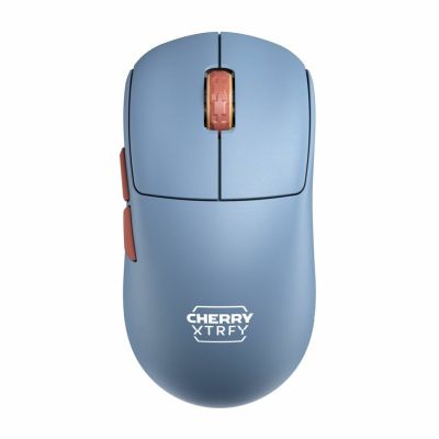 9. CHERRY XTRFY M68 Wireless Mouse, Blue Wireless Mouse