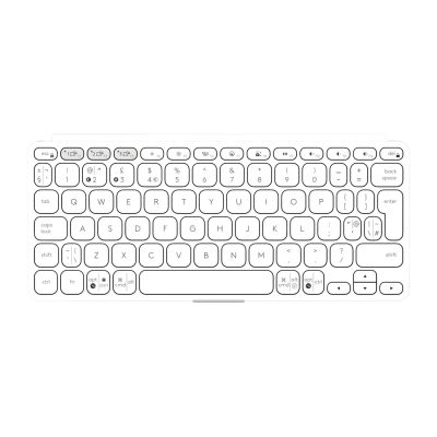 6. Logitech Keys-To-Go 2 QWERTY American International Bluetooth White