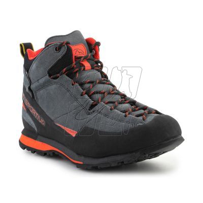 6. La Sportiva Boulder X Mid Gtx Carbon Flame M 17E900304 shoes