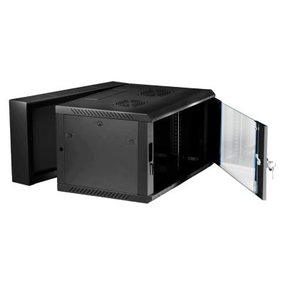 4. EXTRALINK WALL-HUNG RACK CABINET 6U 600X600 BLACK