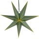 2. GREEN PAPER STAR DECORATION 60 CM SASKA GIFT & DECOR
