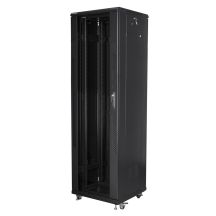 Lanberg FF01-6642-12B 42U Rack Freestanding Rack Black