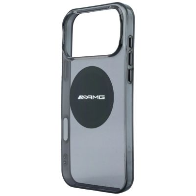 6. Mercedes AMG IML Transparent Bicolor Block MagSafe Case for iPhone 18 Pro Max / 17 Pro Max - Black