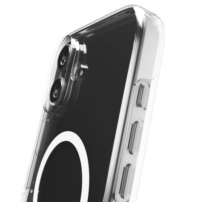 5. Puro Impact Clear D3O TPU+PC MagSafe Compatible Case for iPhone 17 - Transparent