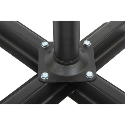 21. 300CM FOLDING GARDEN UMBRELLA ON A BOOM, ANTHRACITE GREY