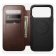 2. Nomad Modern Leather Folio Cell Phone Case 16cm (6.3") Brown