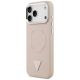 2. Guess Triangle Logo MagSafe Case for iPhone 18 Pro Max / 17 Pro Max – Pink