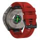2. Tech-Protect Silicone Strap for Garmin Fenix 5 / 6 / 6 Pro / 7 / 8 / 8 Pro / E / 9 / 9 Pro (51 mm) – Red