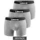 Levi's Men's Boxers 3-Pack Gray Cotton Boxer Briefs