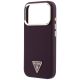 6. Guess Grained Triangle Logo MagSafe case for iPhone 18 Pro Max / 17 Pro Max - burgundy
