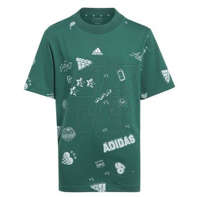 3. T-shirt adidas Bluv Q3 AOPT Jr. IA1562