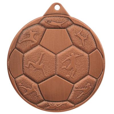 STEEL MEDAL FOOTBALL FI 50 MMC8850/B - BRONZE