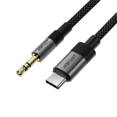 2. Acefast J11 USB-C to 3.5mm mini jack cable 1m - black