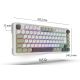 2. Inca IKG-455 Gaming Keyboard USB + RF Wireless + Bluetooth QWERTY German White