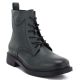 Women's leather ankle boots, green, Sergio Leone 25172-S