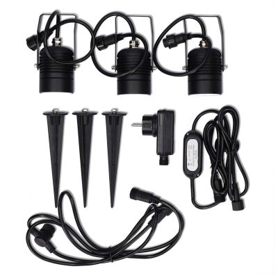 12. Nedis ZBLOS10RGBW3 Smartlife RGB Zigbee 3.0 3W 3-pack outdoor lamp
