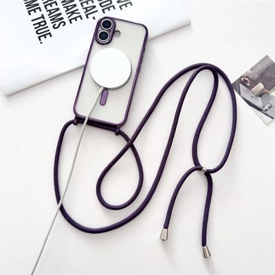 2. iPhone 17 Case with Crossbody Strap, MagSafe Compatible - Black
