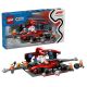 LEGO CITY 60443 F1 Pit Stop and Mechanics with Ferrari Car