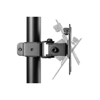 9. Vertical desk mount 2xLCD max. 32" 8kg