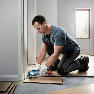 5. Bosch GOP 185-LI 18V Multifunction Tool (06018G2020) Black, Blue