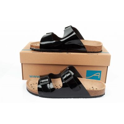 11. Abeba Sandals Black W 8088 Work Flip-Flops