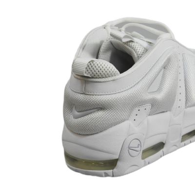 7. Nike Air More Uptempo Low Triple White Men's Sports Shoes - FZ3055-100