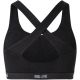 4. Super.natural Feel Good Bra Sports Bra – Jet Black, Size: L