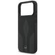 6. Mercedes Leather The Move MagSafe Case for iPhone 17 Pro Max - Black