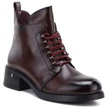 Women's insulated ankle boots with a block heel S.Barski HY62-8112