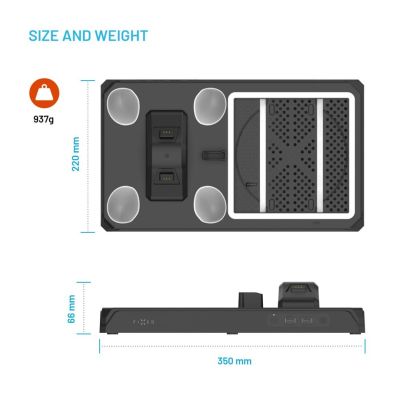 9. FIXED FIXXB-MCS-BK game console part/accessory Docking station