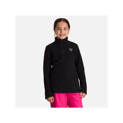 3. ROSSIGNOL Girl 1/2 Zip Fleece Sweatshirt Black