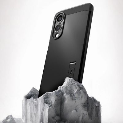 11. Spigen Tough Armor MagSafe case for Samsung Galaxy S25 Edge - black